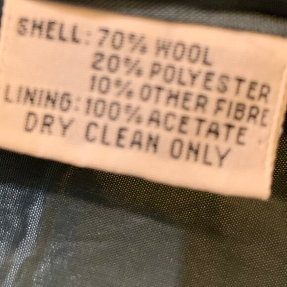 DONNA GIRL BY RENO WOOL BLEND TRENCH COATS SIZE L - Picture 13 of 13